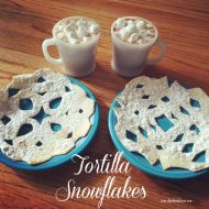 Tortilla Snowflakes
