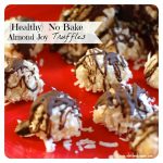 {Healthy} No Bake Coconut Almond Joy Truffles