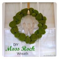 Springtime Moss Rock Wreath