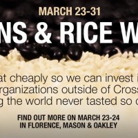 rice and beans week.