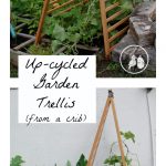 Up-cycled Garden Trellis