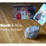 Rock and Wire Photo Holders