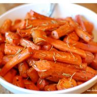 Roasted Maple Rosemary Carrots