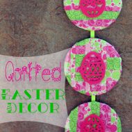 Simple Quilted Easter Decor