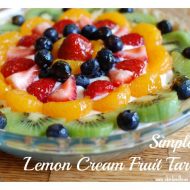 Easy Lemon Cream Fruit Tart