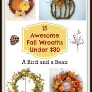 15 Awesome Fall Wreaths Under $30