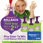 $100 Walmart Giftcard Giveaway
