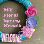 Easy DIY Floral Spring Wreath