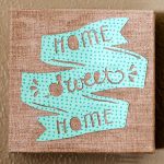 Home Sweet Home Canvas Wall Hanging