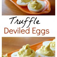 Truffle Deviled Eggs :: And A Giveaway