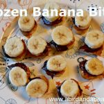 frozen banana bites