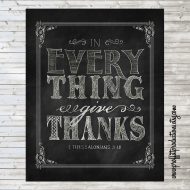 free chalkboard thanksgiving printable