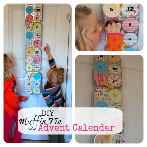 muffin tin advent calendar