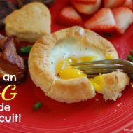 Baked Egg …..in a Biscuit