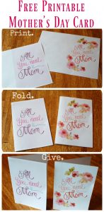 Mother's Day :: Free Printable
