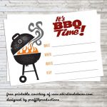 BBQ Party Invitation :: Free Printable