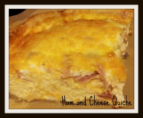 Hame and Cheese Quiche