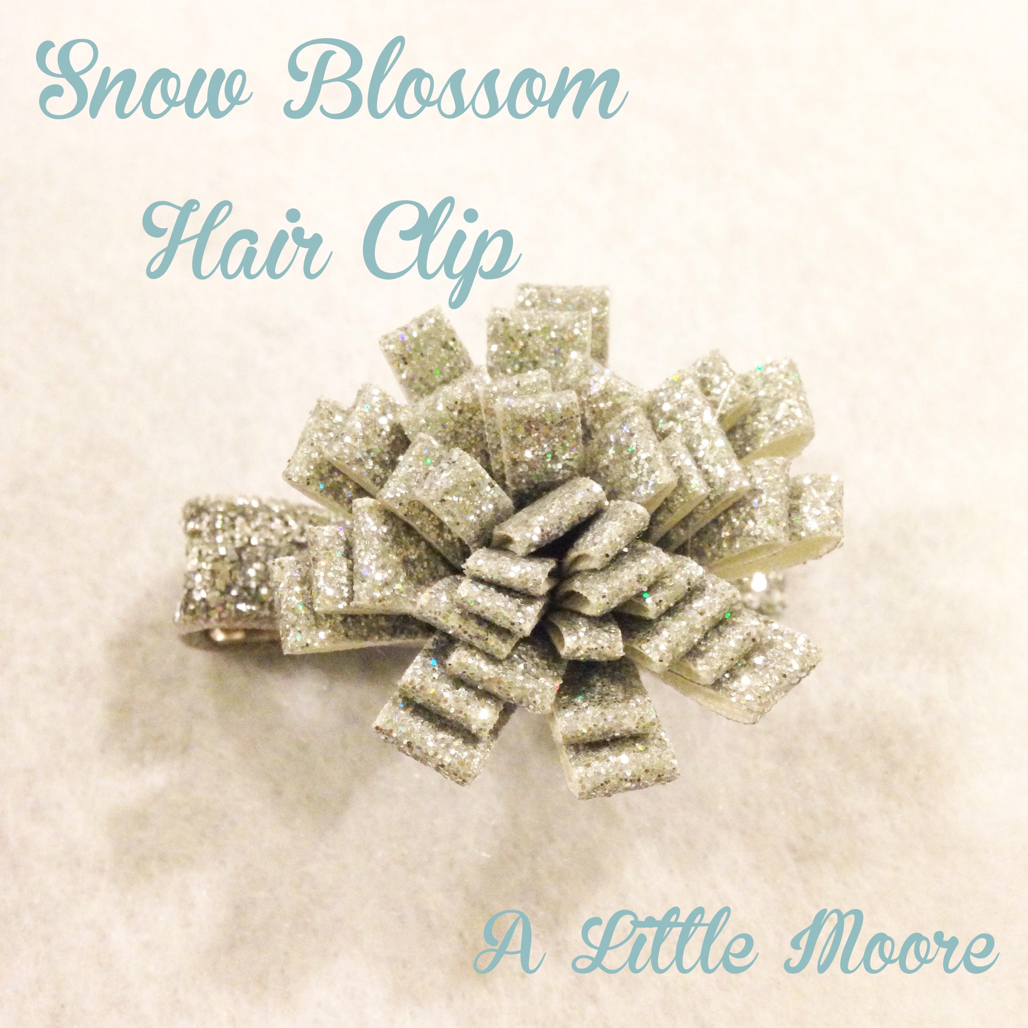 Snow Blossom Clip A Little Moore