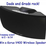 Dads And Grads Rock {Giveaway} Win A Korus Wireless Speaker