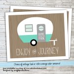 ‘Enjoy the Journey’ Retro Camper :: Free Printable