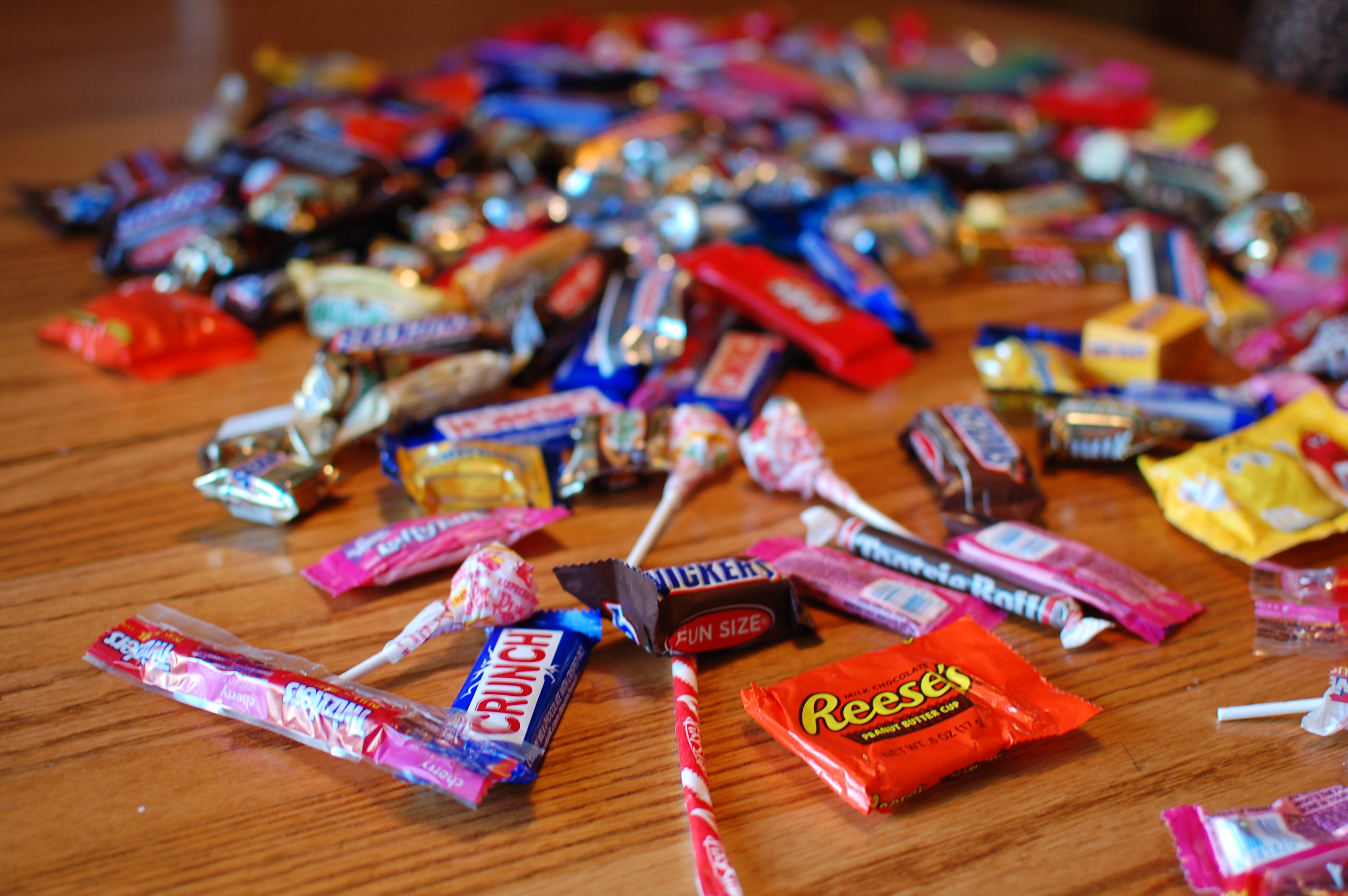 Leftover candy