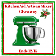 Holiday KitchenAid Artisan Mixer Giveaway