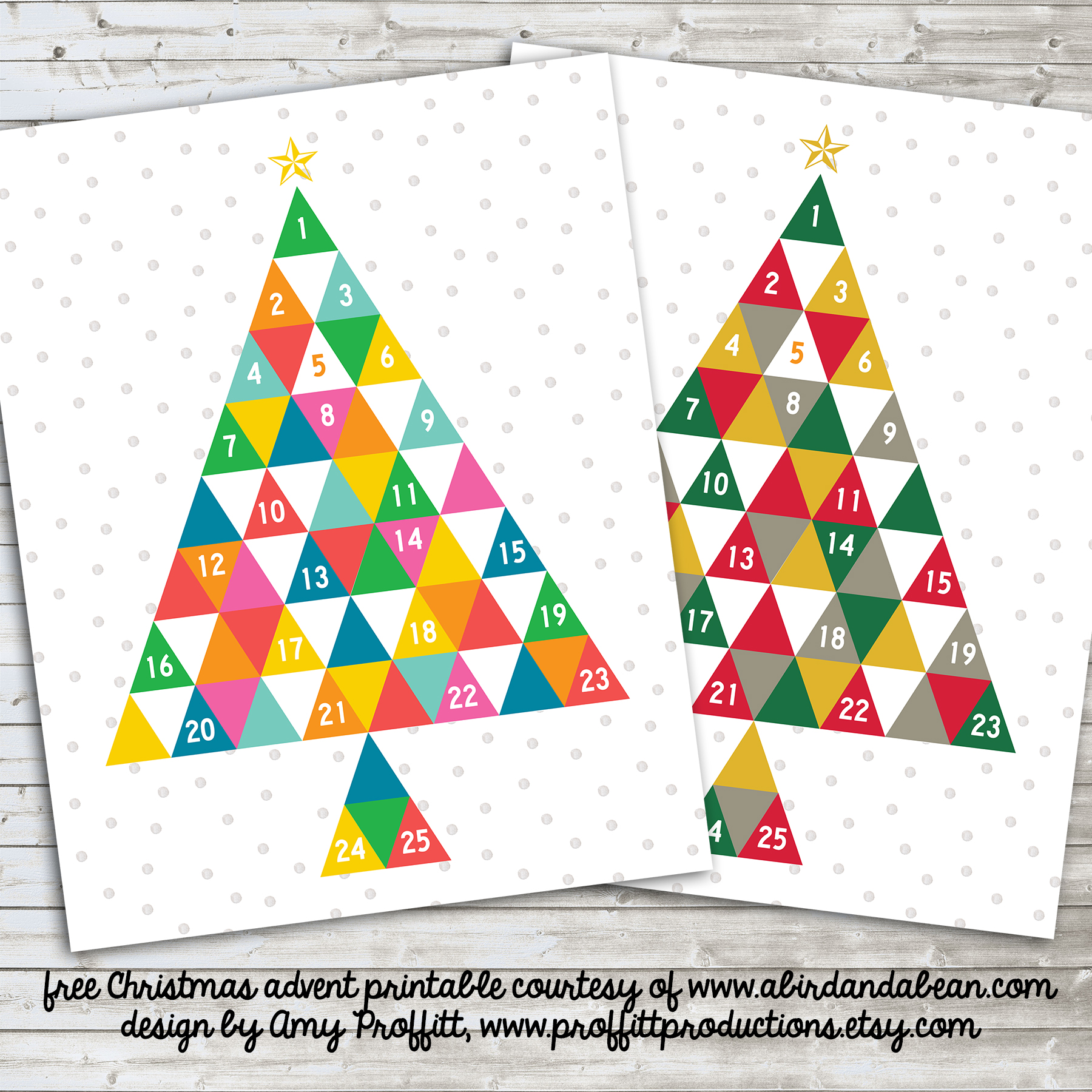 Printable Advent Calendar