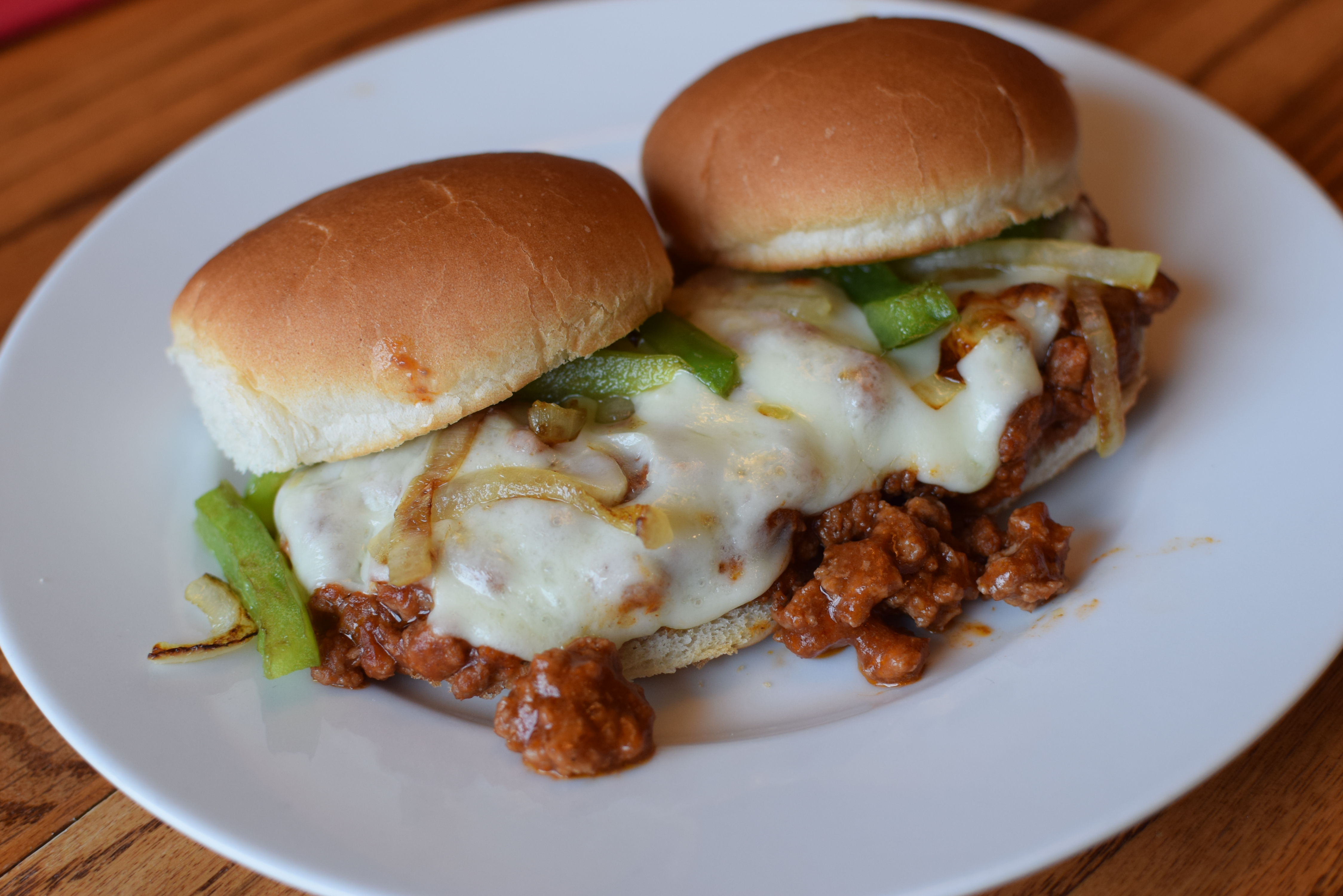 Philly Cheesesteak Sloppy Joe Sliders