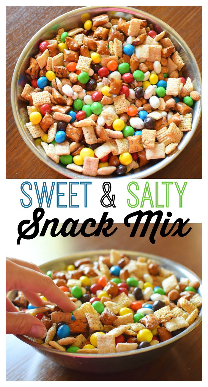 M&Ms Sweet & Salty Snack Mix - Candy Blog