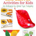 6 SUNFLOWER AND LEAVES ACTIVITIES FOR KIDS