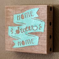 Home Sweet Home Canvas Wall Hanging
