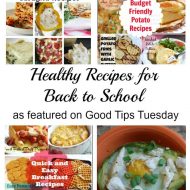 Healthy Recipes for Back to School