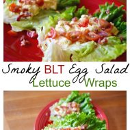 Smoky BLT Egg Salad Lettuce Wraps