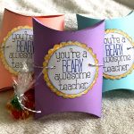Pillow Box Teacher Gift with Embellishment