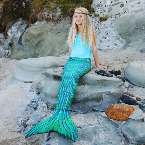 Sun Tail Mermaid Designer Mermaid Tail Monofin for Swimming 