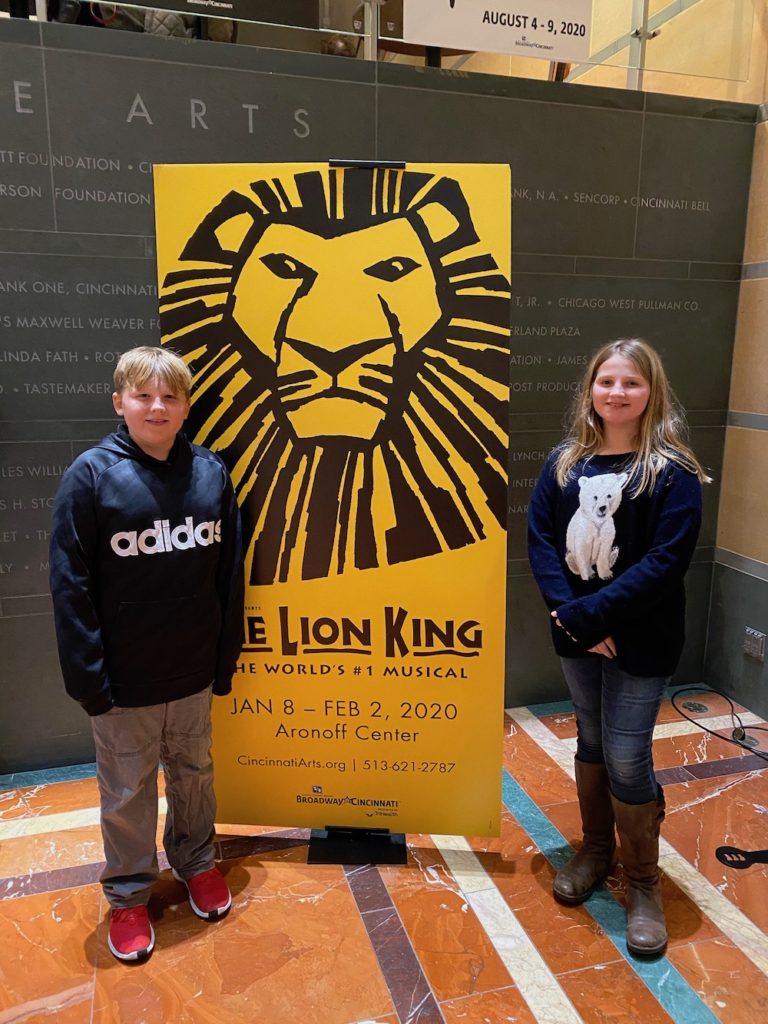 The Lion King on Broadway in Cincinnati