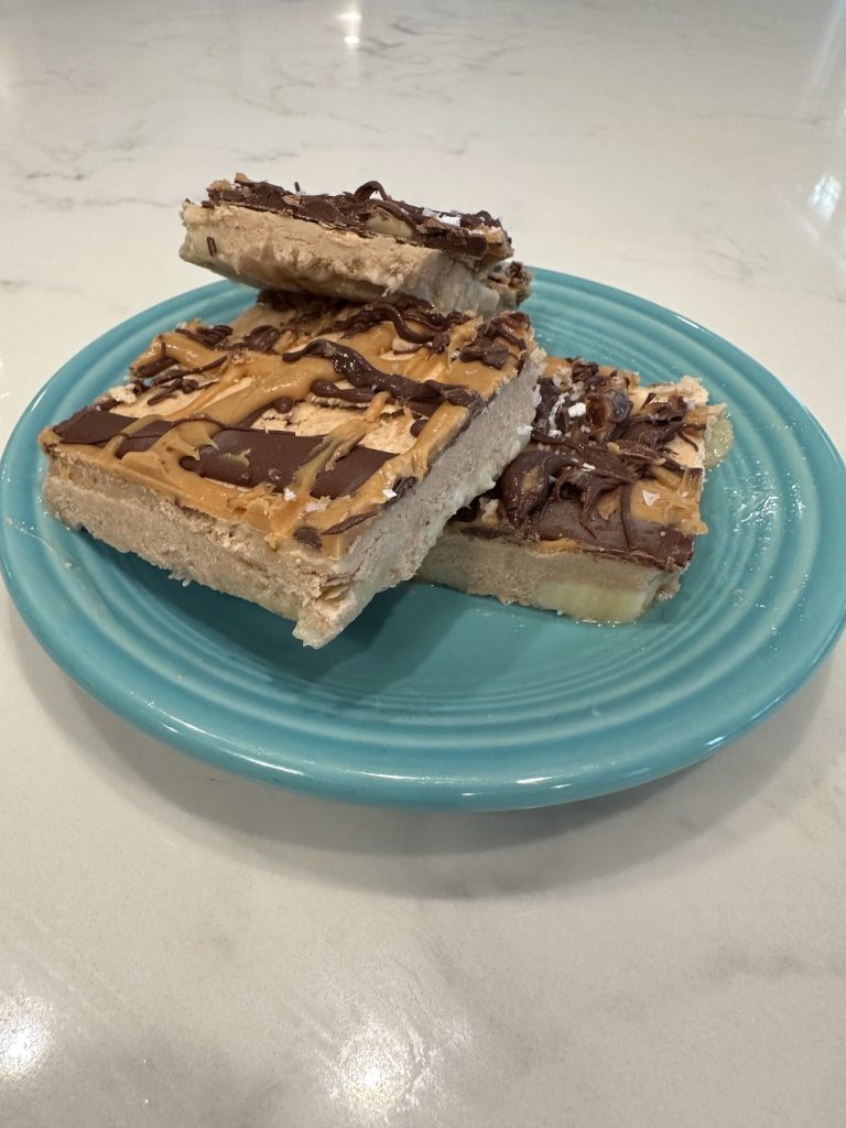 High Protein Banana Bark
